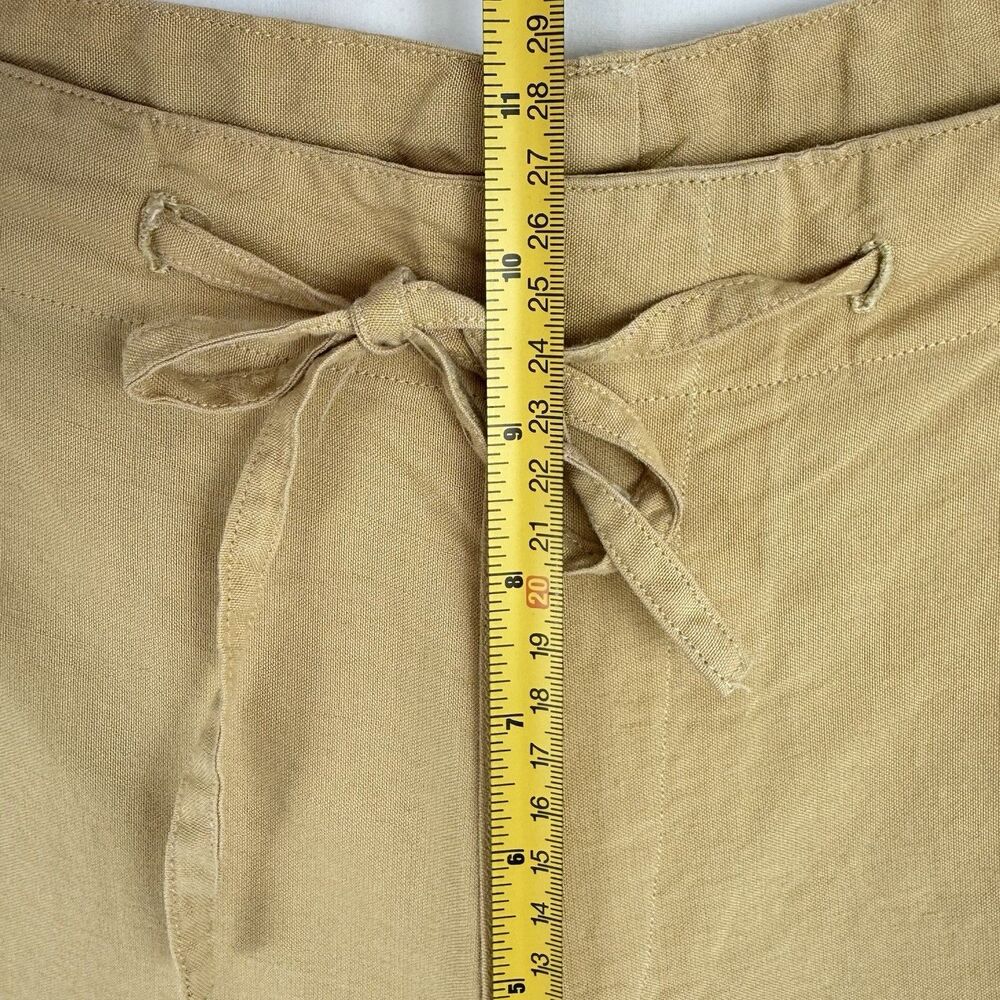 Back From Bali Rayon Wide Leg Beige Women’s Pants Size M - Picture 14 of 15